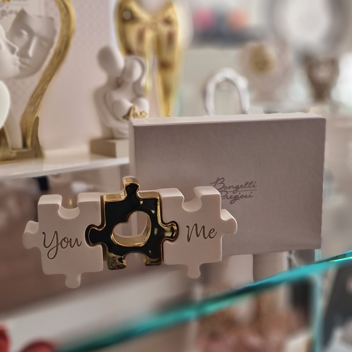 Scultura Puzzle YOU & ME - immagine 3