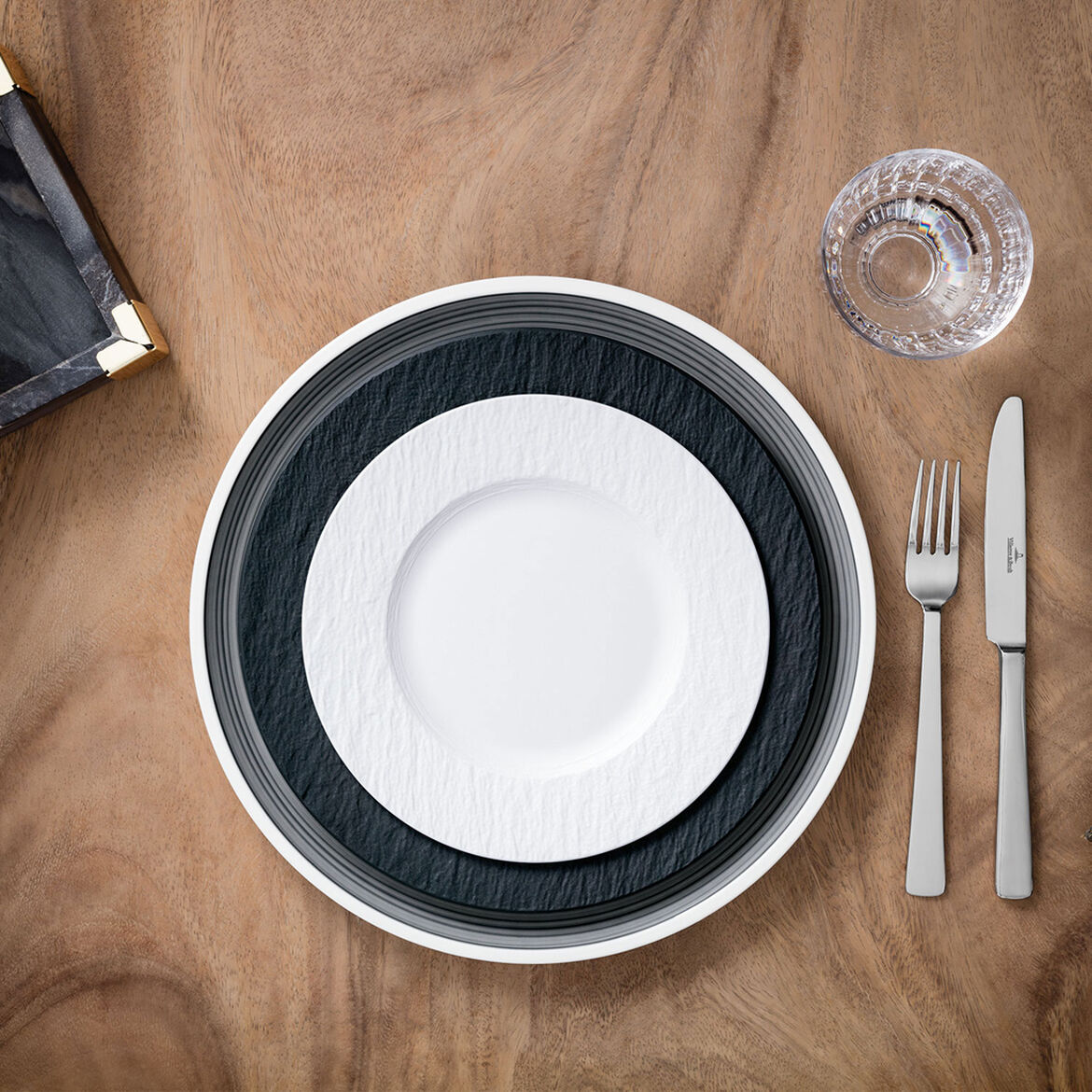 Set 6 Piatti Dessert MANUFACTURE ROCK Bianco - immagine 3