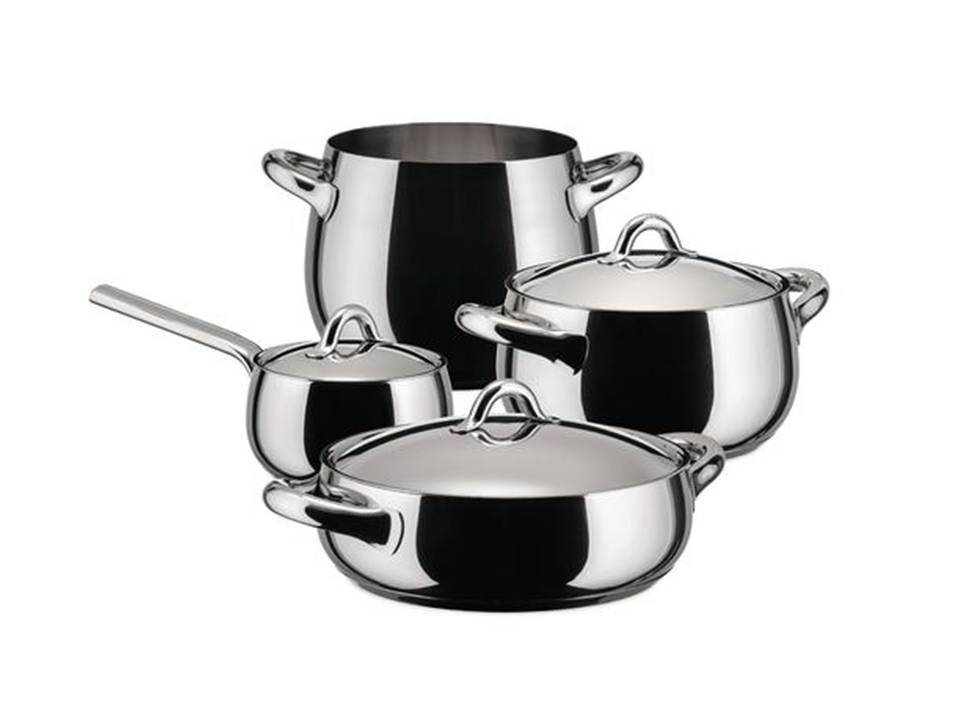 Batteria Pentole Alessi MAMI 7 Pezzi