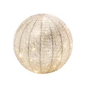 Sfera Grande Luminosa Metallo