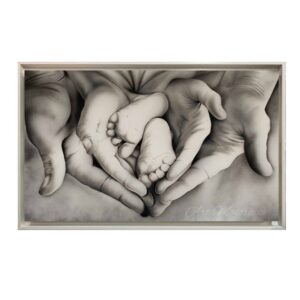 Quadro FAMILY HEART con Cornice