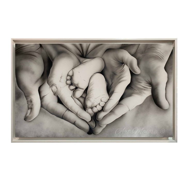 Quadro FAMILY HEART con Cornice