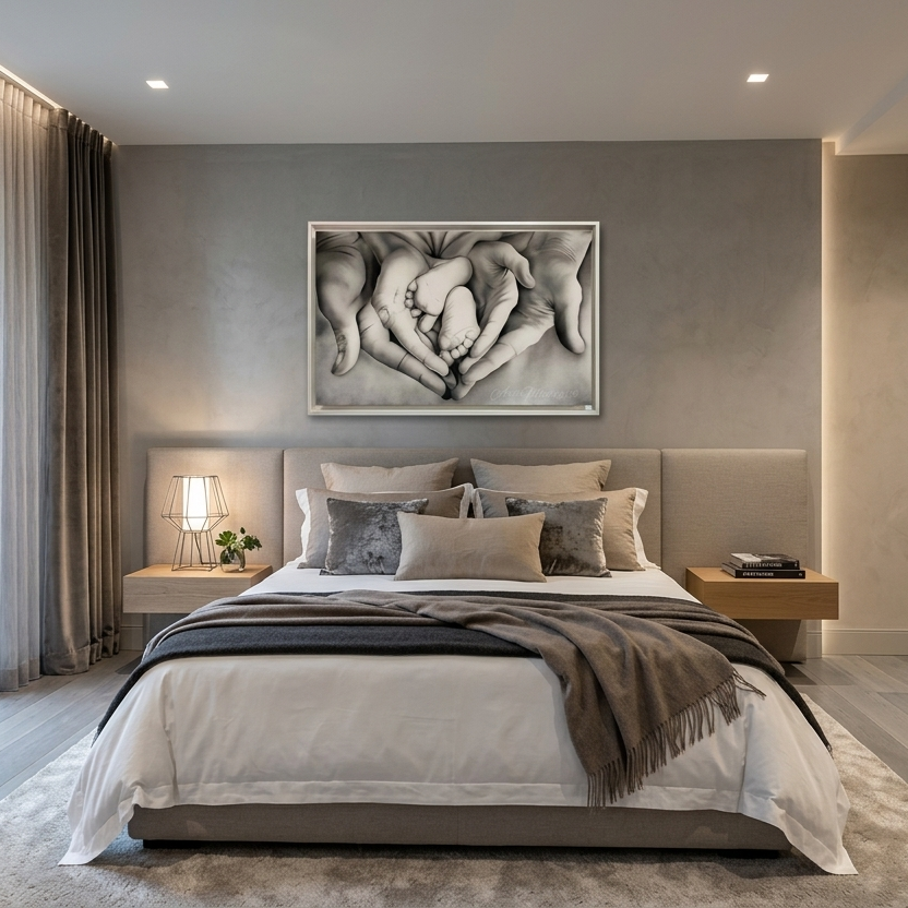 Quadro FAMILY HEART con Cornice - immagine 3