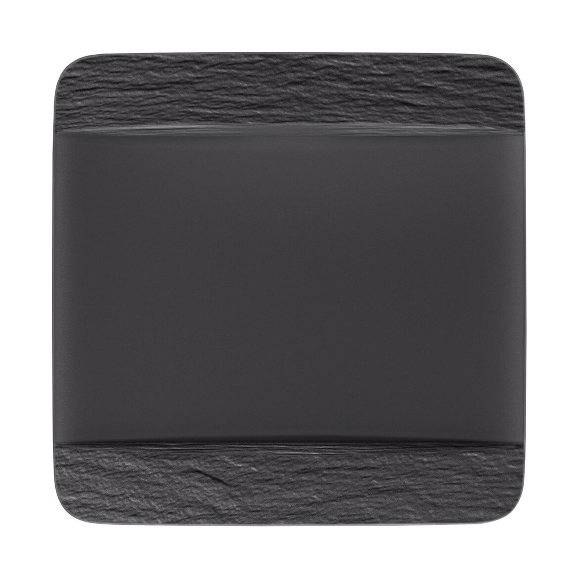 set 6 Piatti Piani Quadrati MANUFACTURE ROCK Nero
