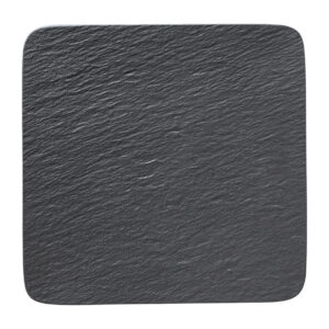 Piatto Portata Quadrato MANUFACTURE ROCK Nero