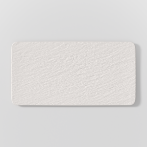 Piatto Portata Rettangolare Grande MANUFACURE ROCK Bianco