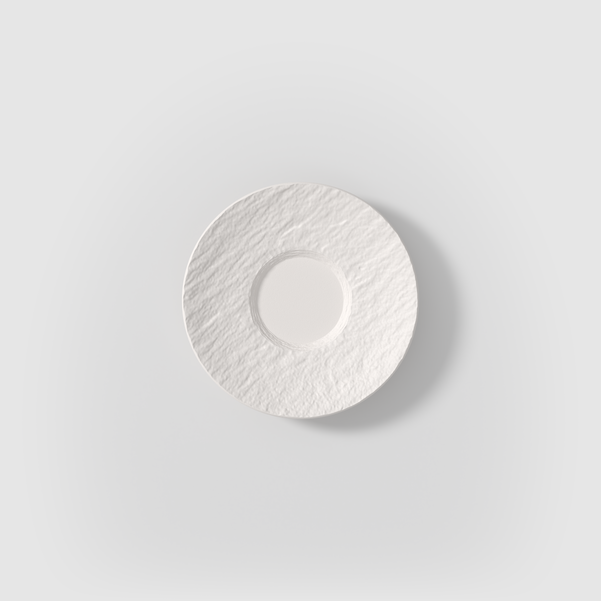Set 6 Tazzine Caffè con Piattino MANUFACTURE ROCK Bianco - immagine 5
