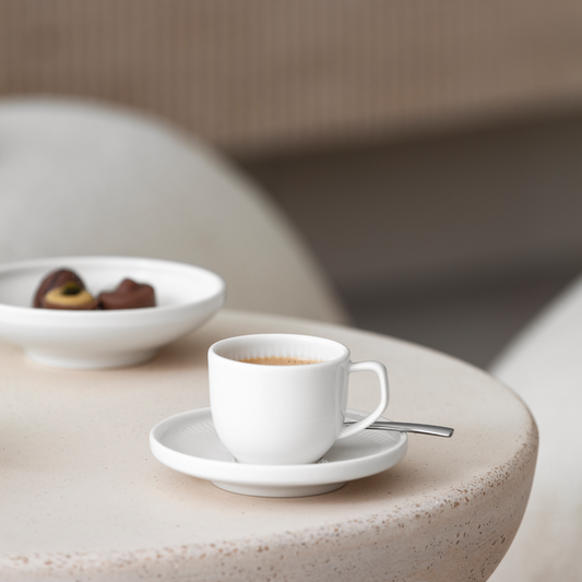 Set 6 Tazzine Caffè con Piattino AFINA - immagine 4
