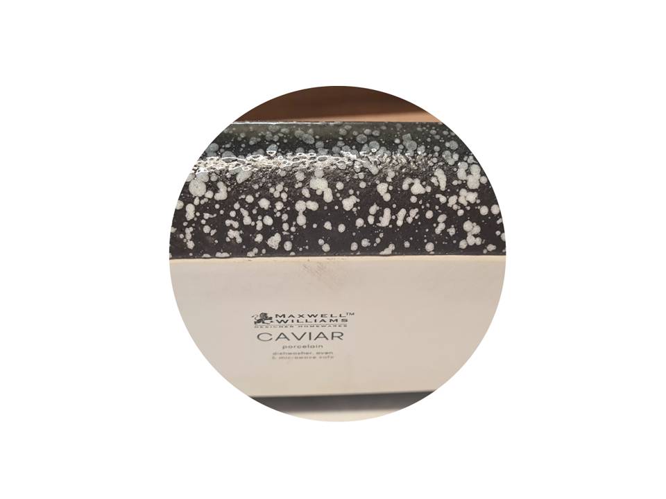 Piatto Lungo Oblungo CAVIAR Granite - immagine 2