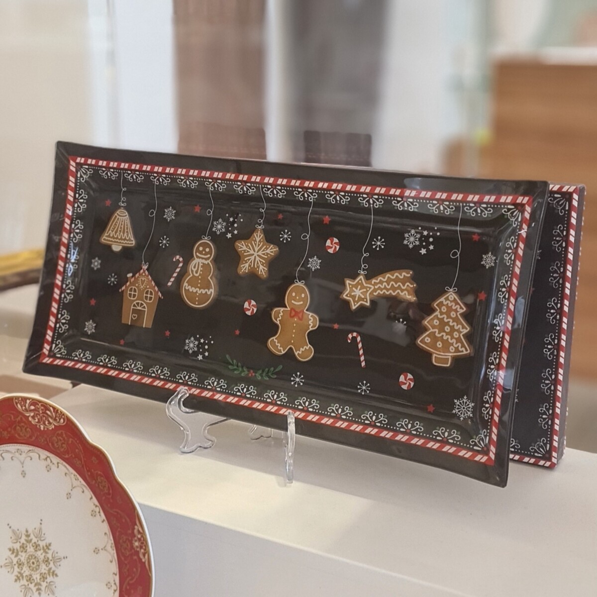 Vassoio Vetro GINGERBREAD - immagine 3