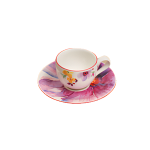 Set 6 Tazzine Caffè con Piattino MARIEFLEUR