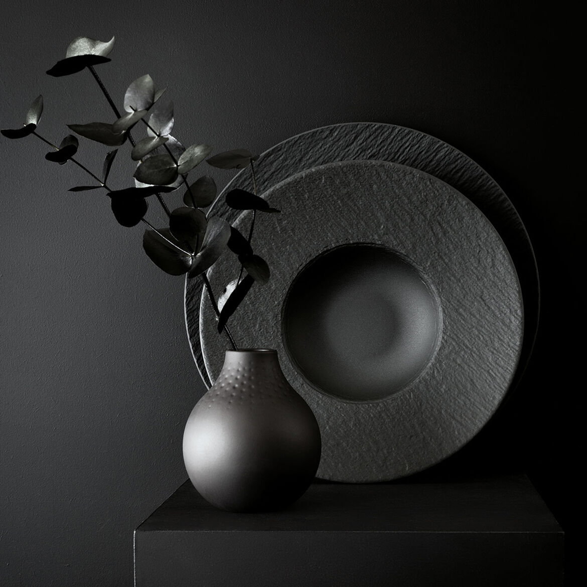 Set 6 Piatti Pasta MANUFACTURE ROCK Nero - immagine 3