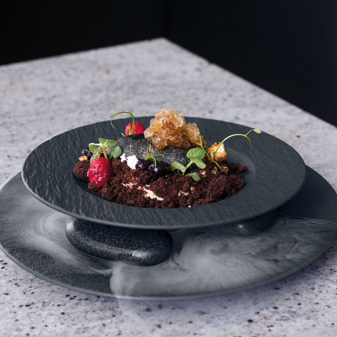 Piatto Gourmet MANUFACTURE ROCK Nero - immagine 4