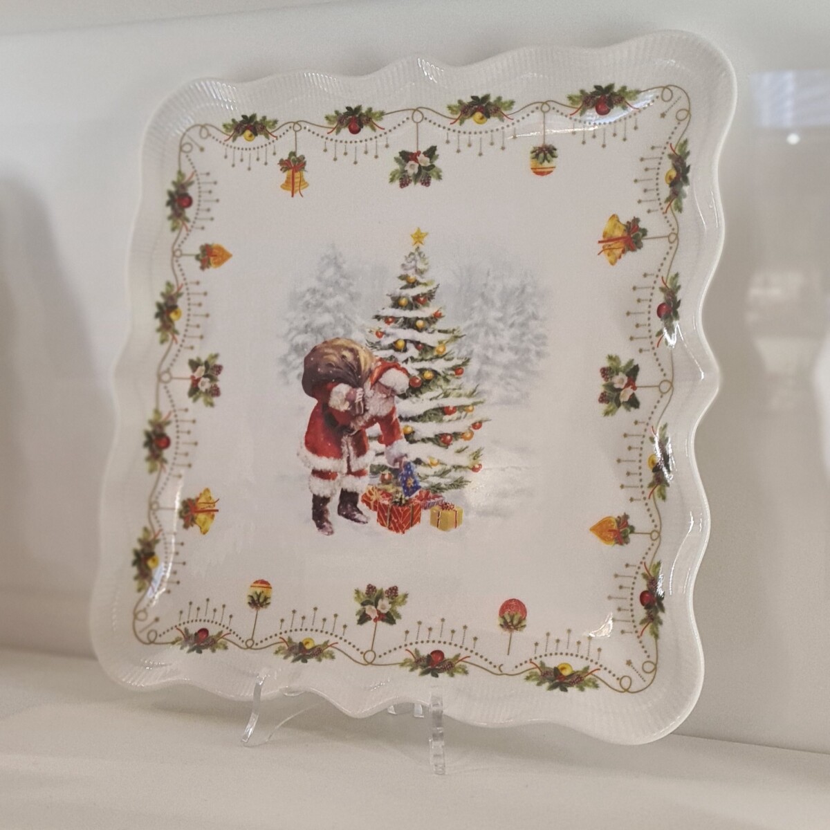 Piatto Portata Quadrato NOSTALGIC CHRISTMAS - immagine 3