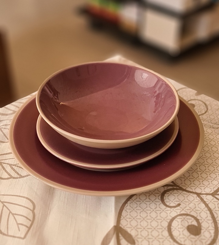 Set Piatti 18 pz. LIVING & KITCHEN Prugna - immagine 5