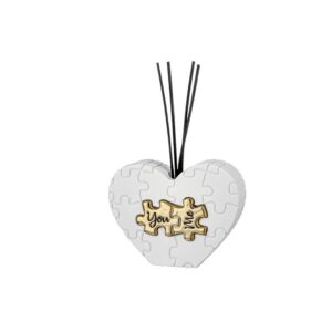 Profumatore Cuore PUZZLE Oro o Argento