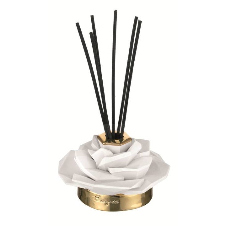 Diffusore Rosa Piccolo Bianco e Oro