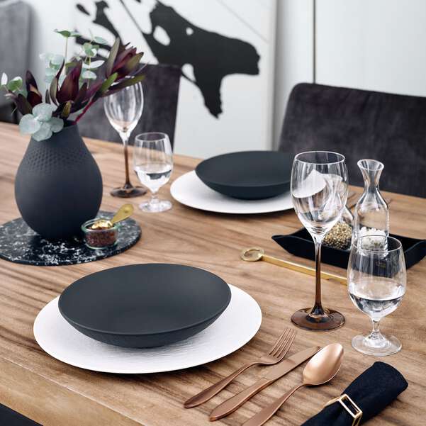 Set 6 Coppe Piane MANUFACTURE ROCK Nero - immagine 4